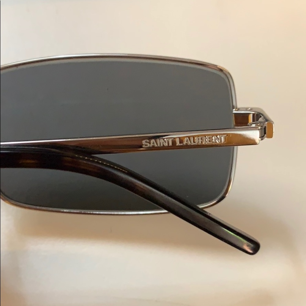 Saint Laurent 90s Super Model Rectangle Sunglasses - Picture 3 of 5